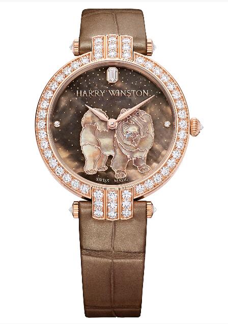 Harry Winston Premier Dog Automatic 36mm PRNAHM36RR023 luxury watches replica